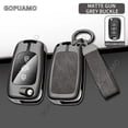 thumbnail image 5 of For Hyundai C 3 buttons key case I20 I30 Ix20 Ix35 Elantra Accent Shell Cover Zinc alloy+leather Car Key Case, 5 of 28