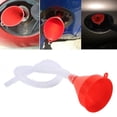 thumbnail image 1 of Entonnoir de Remplissage, Entonnoir de Remplissage d'Huile Rouge, Compact pour Eau Liquide Huile Gaz, 1 of 8