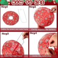 thumbnail image 5 of Christmas Paper Lanterns Decorative Indoor, 12 IN Holiday Paper Lanterns, 5 of 5