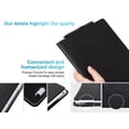 thumbnail image 2 of Case for 13.5 inch Microsoft Surface Book 3 / Surface Book 2 / Surface Book 1, Detachable PU Leather Protective Laptop Cover with Stand Pencil Holder Black, 2 of 7