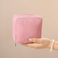 thumbnail image 2 of LAIQIEN Period Bag, Corduroy Sanitary Napkin Storage Bag,First Period Gear for Girls,Sanitary Disposal Bags for School Office Storage Sanitary Products (Black), 2 of 17