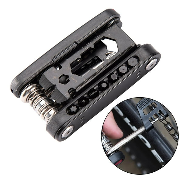 de herramientas de reparación de bicicletas, multifunción, herramienta de reparación de bicicletas portátil plegable, llave Allen para bicicleta