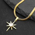 thumbnail image 2 of Fashion Shinny Crystal Star Pendant Necklaces for Women Stainless Steel Snake Chain Clavicle Necklace Jewelry collares N8234S04, 2 of 5