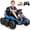 Blue, variant on East doll 24V Powered Ride on Dump Truck, Caterpillar Licensed 2 Seater Ride on Toy for Big Kids, 24 Ride ons for Ages 3-8, Ride on Car with Dump Bed, Remote Control, Shovel, 4×100W, Yellow