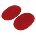 thumbnail image 6 of EHJRE 1 Pair Suede Oval Sew on Elbow Knee Decorative Sewing Craft Red, 6 of 7
