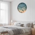thumbnail image 5 of Wall Clock 14 inch Ombre Blue Red Sky Birds Battery Operated Clocks Silent Non-Ticking Wallclock Vintage Style Round Decorative Wall Clocks for Home Office School, 5 of 8
