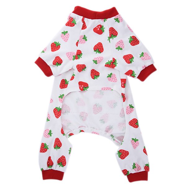 Pijamas de algodón para perros Cómodos pijamas para perros de cuatro patas Onesie Ropa encantadora para mascotas
