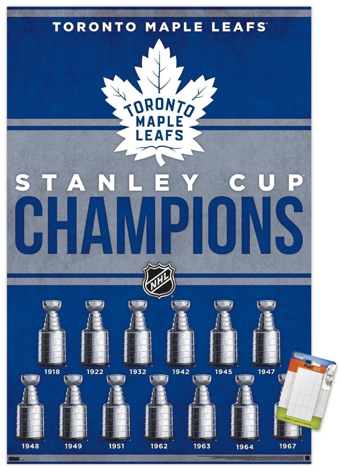 NHL Toronto Maple Leafs - Champions 23 Wall Poster