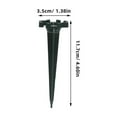thumbnail image 2 of OUNONA 50Pcs Weather Resistant Plastic Garden Light Stakes Easy Install Ground Spikes for Yard Pathway Illumination, 2 of 7