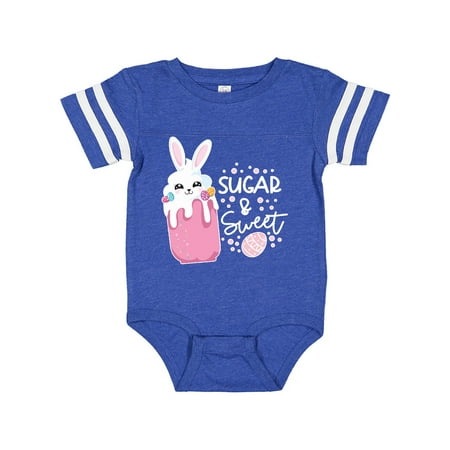 

Inktastic Easter Sugar and Sweet with Bunny in Milkshake Gift Baby Boy or Baby Girl Bodysuit