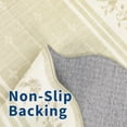 thumbnail image 6 of 2x6 Runner Rug Scalloped Kitchen Runner Rug Non Slip Washable Entryway Runners Modern Bordered Foldable Thin Accent Carpet Low Pile Soft Nursery Rugs, 6 of 13