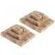thumbnail image 1 of 200 Piezas de Cuadrados de Natural, Bloques de Construcción, Rompecabezas de Matemáticas para Niños, Juguete CUTICAT Juguete de bloques de construcción de madera, 1 of 5