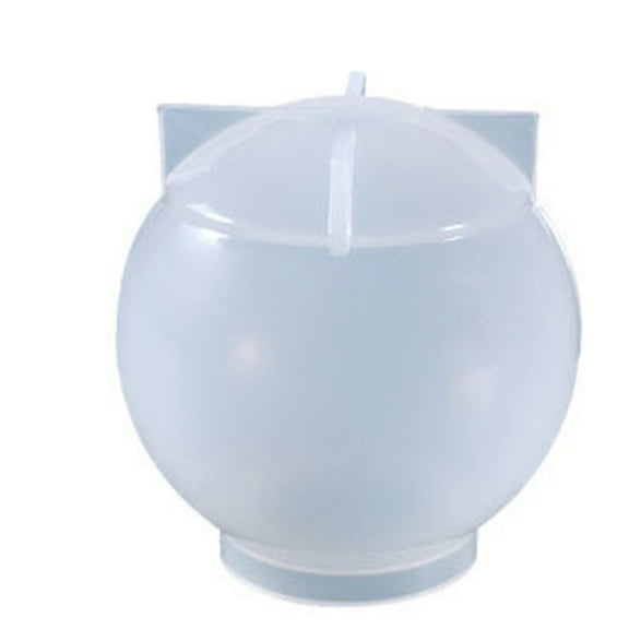 ELAYARD Epoxy Resin Molds Sphere Silicone Mold for Craft Enthusiasts White Crystal Ball Making 1Pcs