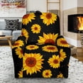 thumbnail image 1 of Housse de Fauteuil Inclinable Motif Tournesol SF09, 1 of 4