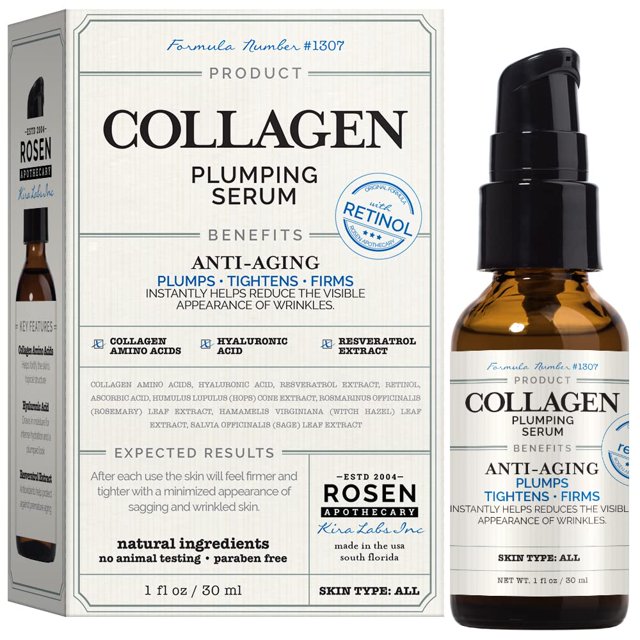 Rosen Apothecary Collagen Plumping Serum with Collagen Amino Acids