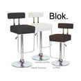thumbnail image 2 of Blok Tabouret de Bar Contemporain Réglable - Noir, 2 of 2