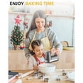 thumbnail image 2 of Electric Hand Mixer Powerful Hand Mixer Electric Handheld with 304 Beaters Dough Hook Hand Held Mixer with Turbo for Baking Cakes Eggs Cream Food Grey, 2 of 6