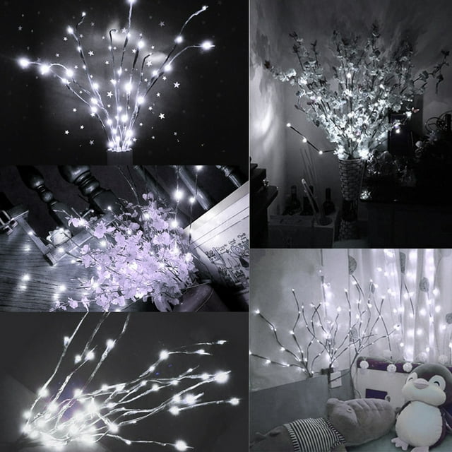 Lámpara Led En Forma de rama Xihbxyly 20 bombillas Decoración para El hogar