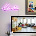 thumbnail image 3 of Wchiuoe Neon Light Wall Decoration USB Powered Background Lighting Transparent Panel Pub Club Cafe Bar, 3 of 8