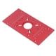 thumbnail image 5 of Placa De Inserción De Mesa De Enrutador, Accesorio De Placa Base De Sistema De Elevación De Aleación De Aluminio Para Carpintería, Escalas Dobles En La Superficie(rojo), 5 of 14