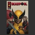 thumbnail image 2 of Men's Marvel: Deadpool & Wolverine Kissing Poster Graphic T-Shirt, 2 of 5