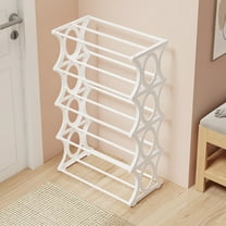 InsCrazy Shoe Rack for Kitchen Bathroom Laundry Room Office, Shoe Rack Storage Organizer With 5 Tiers Metal