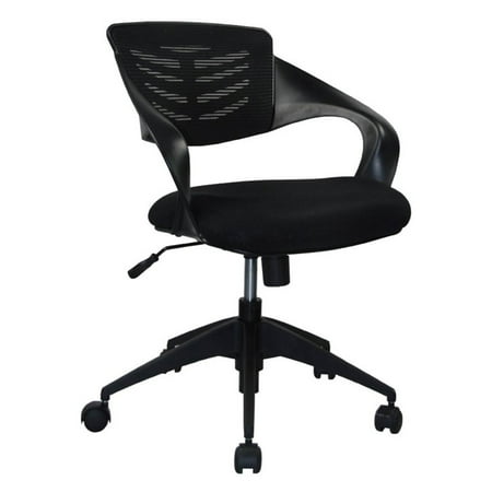 manhattan comfort grove mid back office chair in black walmart com