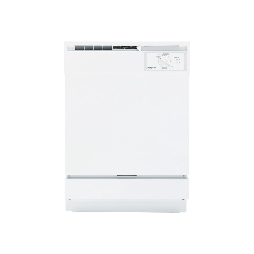 Hotpoint HDA2100HWW - Dishwasher - built-in - Niche - width: 24 in - depth: 24 in - height: 34.5 in - white