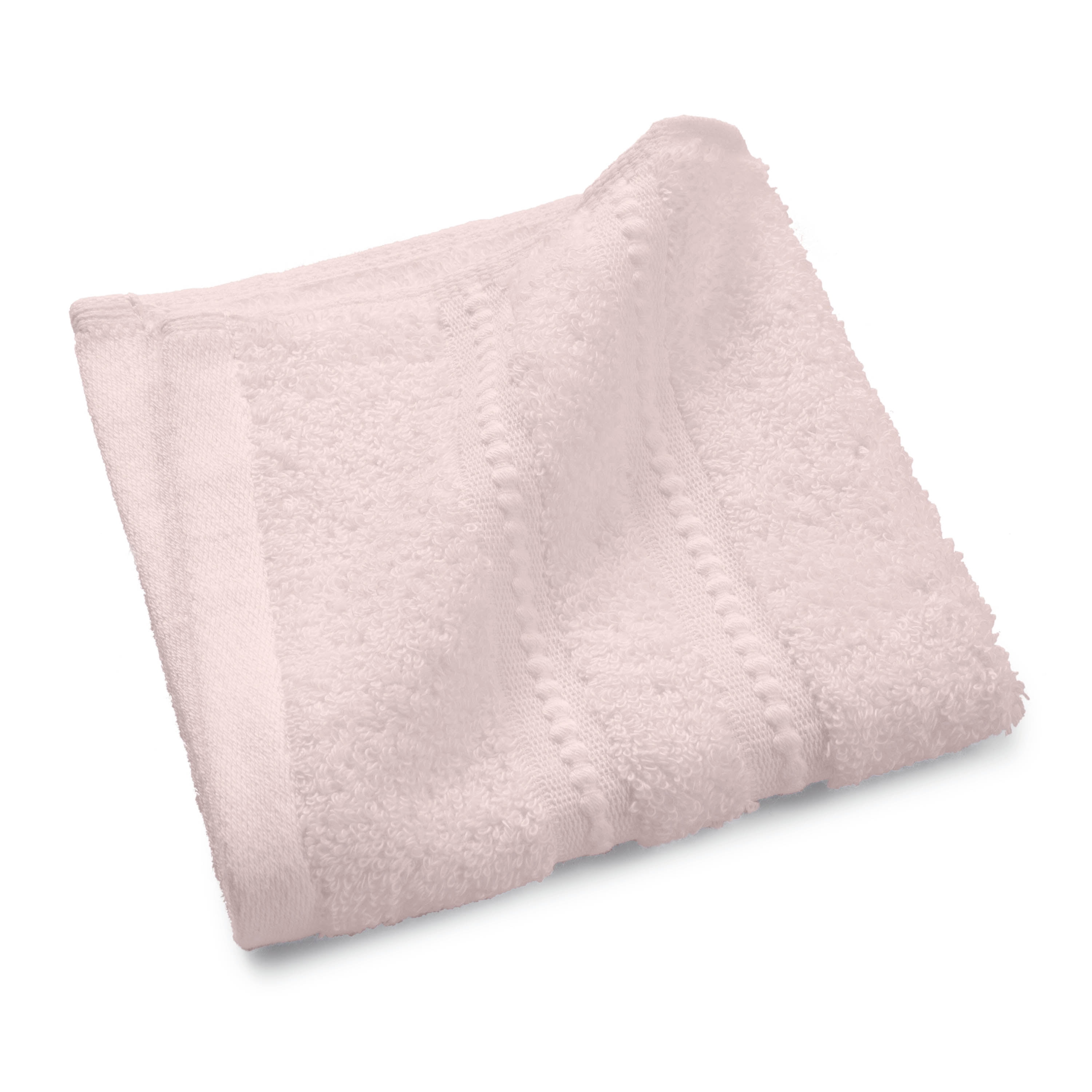 Martex Color Solutions Light Pink Wash Cloths 6 Pack