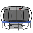 thumbnail image 2 of 12FT Trampoline for Kids,Outdoor Recreational Trampolines with Safety Enclosure Net & Ladder,Blue, 2 of 11
