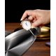 thumbnail image 5 of Discos de placa de acero inoxidable estilo 2PCS Bandeja de almacenamiento de alimentos redonda elegante Metal esmerilado plateado 304 Platos Nordic Simplicity Postre Bistec Cocina Café Shop19CM JAMW Sencillez, 5 of 5