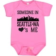 thumbnail image 3 of Inktastic Seattle Washington Someone Loves Me Skyline Boys or Girls Baby Bodysuit, 3 of 5