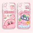 thumbnail image 4 of Funda de teléfono transparente k-kirby de dibujos animados para iPhone, 15, 14 Pro Max, 13, 12 Mini, 11 Pro, XR, XS, X, 8, 7, 6, 6S Plus, SE, 2020, 4 of 5