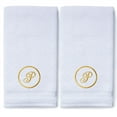 thumbnail image 2 of Monogrammed Hand Towels for Bathroom Kitchen Makeup | Personalized Gift for Wedding-Bridal | Custom Luxury Turkish Towel | Spa Collection, Oversized, 16 X 30 Inch, Set of 2, 2 of 3
