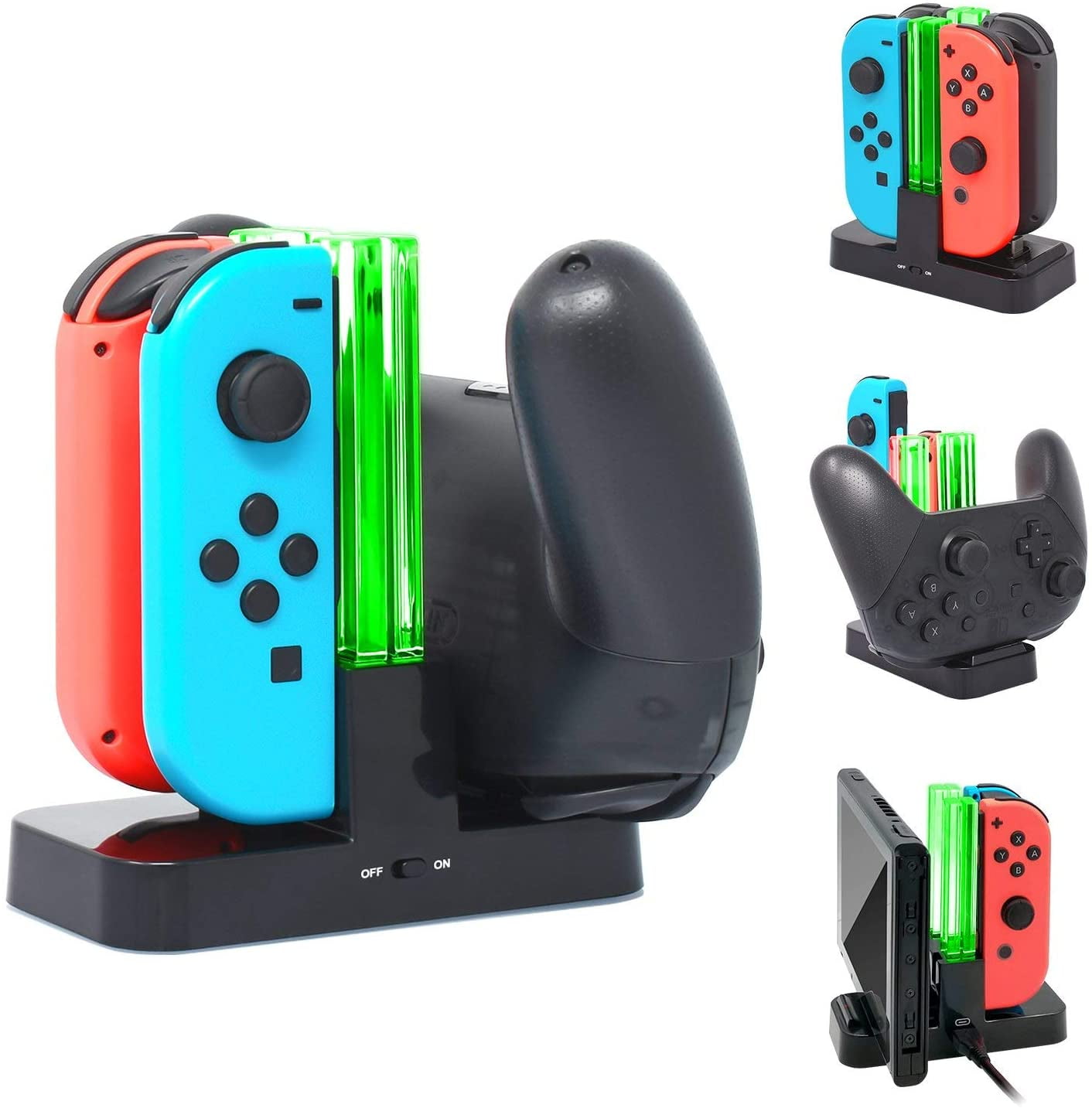 Controller Charger Dock for Nintendo Switch, Joy-con ...