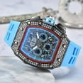 thumbnail image 3 of Reloj Hombre Rm Top Luxury Business Brand 6-pin Multifunctional Quartz Movement Alloy Quartz Watch Barrel Shaped, 3 of 5