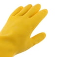 thumbnail image 3 of Guantes De Trabajo De Seguridad De Goma De Látex Para El Hogar Industrial Resistentes A Los ácidos S / M amarillo Macarena Guantes de látex de caucho, 3 of 8