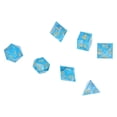 thumbnail image 3 of Dados RPG, Dados Poliédricos De 7 Piezas Resistentes Al Desgaste Respetuosos Con El Medio Ambiente Con Borde Afilado Para La Enseñanza De Matemáticas ANGGREK RPG Dice Set, 3 of 8