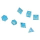 thumbnail image 4 of Juego de dados de resina poliédrica de 7 piezas, dados para juegos RPG con borde afilado para juegos de mesa, enseñanza de matemáticas, 4 of 14