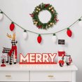 thumbnail image 2 of pieza de bolas navideñas artificiales doradas de 46 cm, guirnalda navideña de piñas para colgar en la pared, chimenea, árbol de Navidad, decoración de ventanas para fiestas, 2 of 5