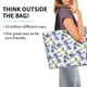 thumbnail image 2 of Disketp Blue Flax Flowers Bolsa Tote Estampada para Mujer, Bolso de Hombro y de Mano para Compras y Viajes, 2 of 8