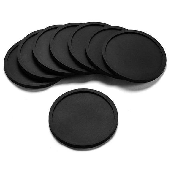 Masteelf Black Pad Cup Accessories Silicone Coaster Hospitality