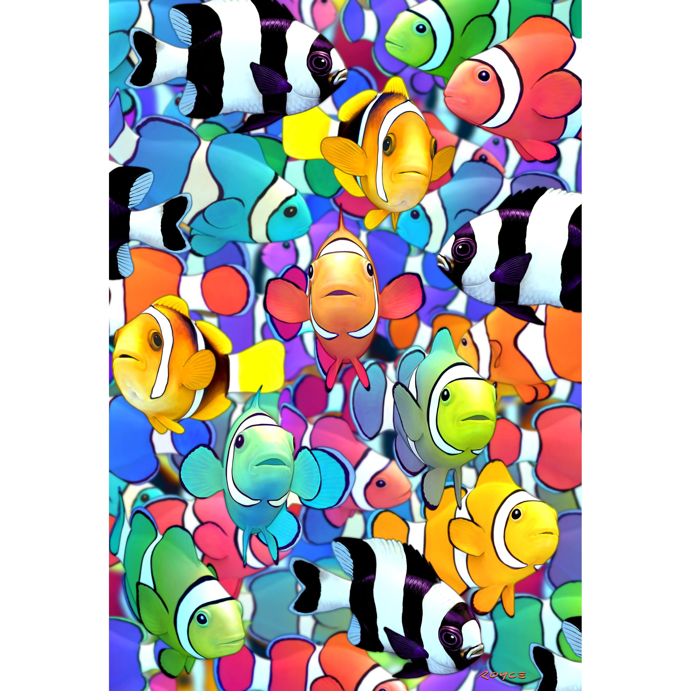 Cra-Z-Art Royce Super Deep 3D 300-Piece Clownfish Magic II Adult Jigsaw Puzzle