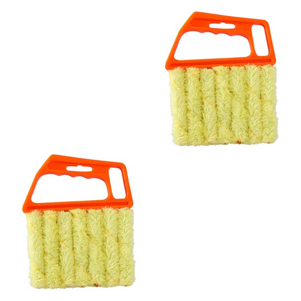 Wosthever Cepillo de limpieza para persianas de ventana con asa, aire acondicionado, persiana, plumero de microfibra, barredora de polvo lavable, Type1 NO1