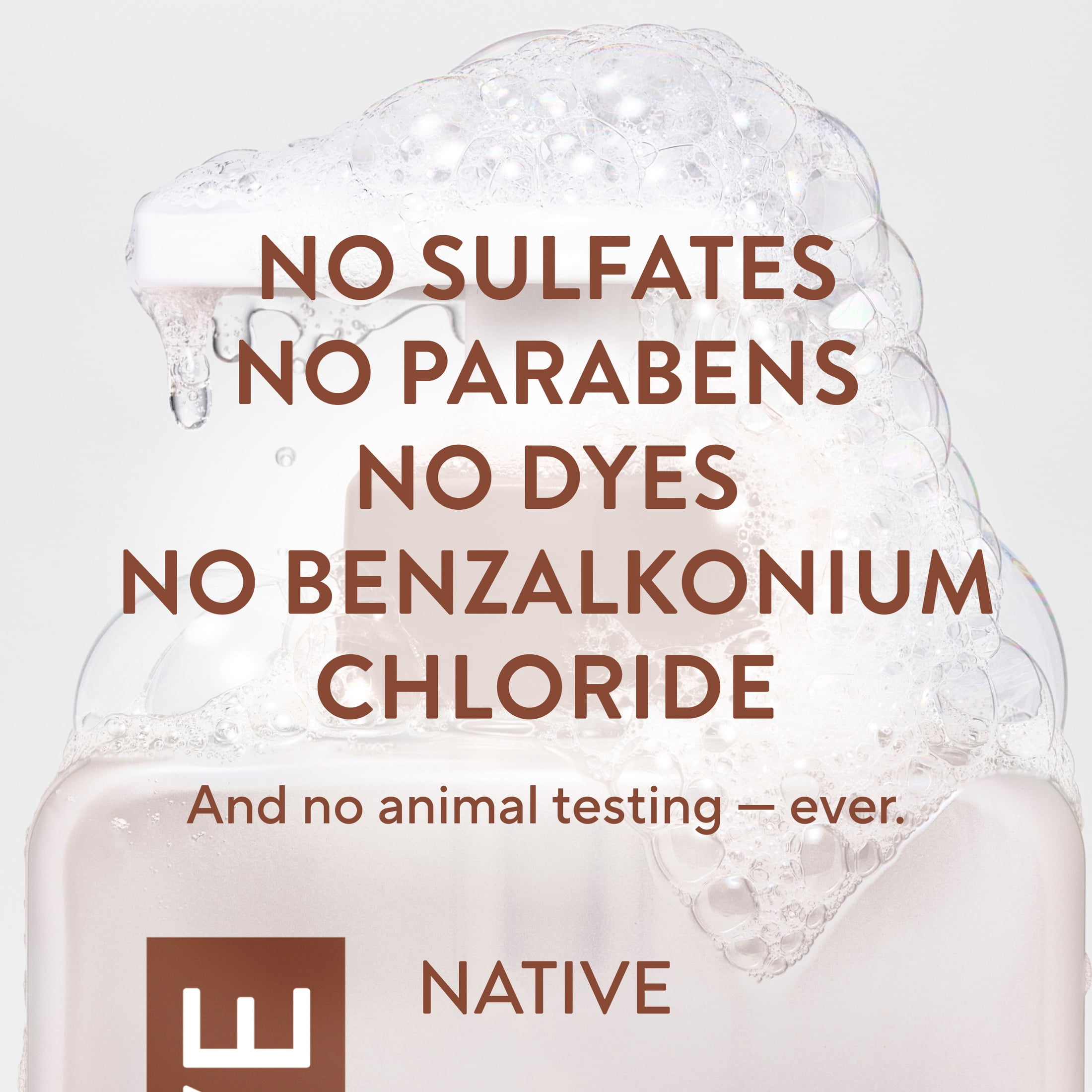 (6 pack) Native Liquid Hand Soap, Coconut & Vanilla, Non-drying, Naturally Derived Cleansers, Sulfate Free, 13 fl oz