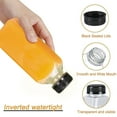 thumbnail image 6 of Hauiodp Plastic Juice Bottles, Reusable Juice Containers with Black Tamper Proof Lids, Disposable Beverage Containers , Clear Juice Containers for Juicing, Smoothie and Homemade Beverages, 6 of 6