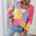 thumbnail image 5 of Women's Long Sleeve Lightweight Knit Sweater – Crewneck Soft Loose Fit Pullover Top for Casual Fall 2025 Trendy Outfits, 5 of 9