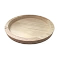 thumbnail image 2 of Bandeja de madera para servir, plato redondo de postre, centro de mesa, bandeja decorativa redonda Beige, 2 of 9