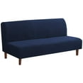 thumbnail image 1 of Housse Extensible pour Canapé-Lit Sans Accoudoirs, Housse de Futon Élastique en Polyester Spandex Lavable, Housse de Canapé-Lit Pliant, Housse de Siège, 1 of 6