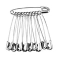 thumbnail image 4 of Kearding 50 Uds. De alfileres de seguridad, agujas de coser DIY elásticas de Metal, alfileres de costura portátiles para manualidades, 12x55mm Tela de costura y artesanía Blanco K 9.5*45mm, 4 of 6